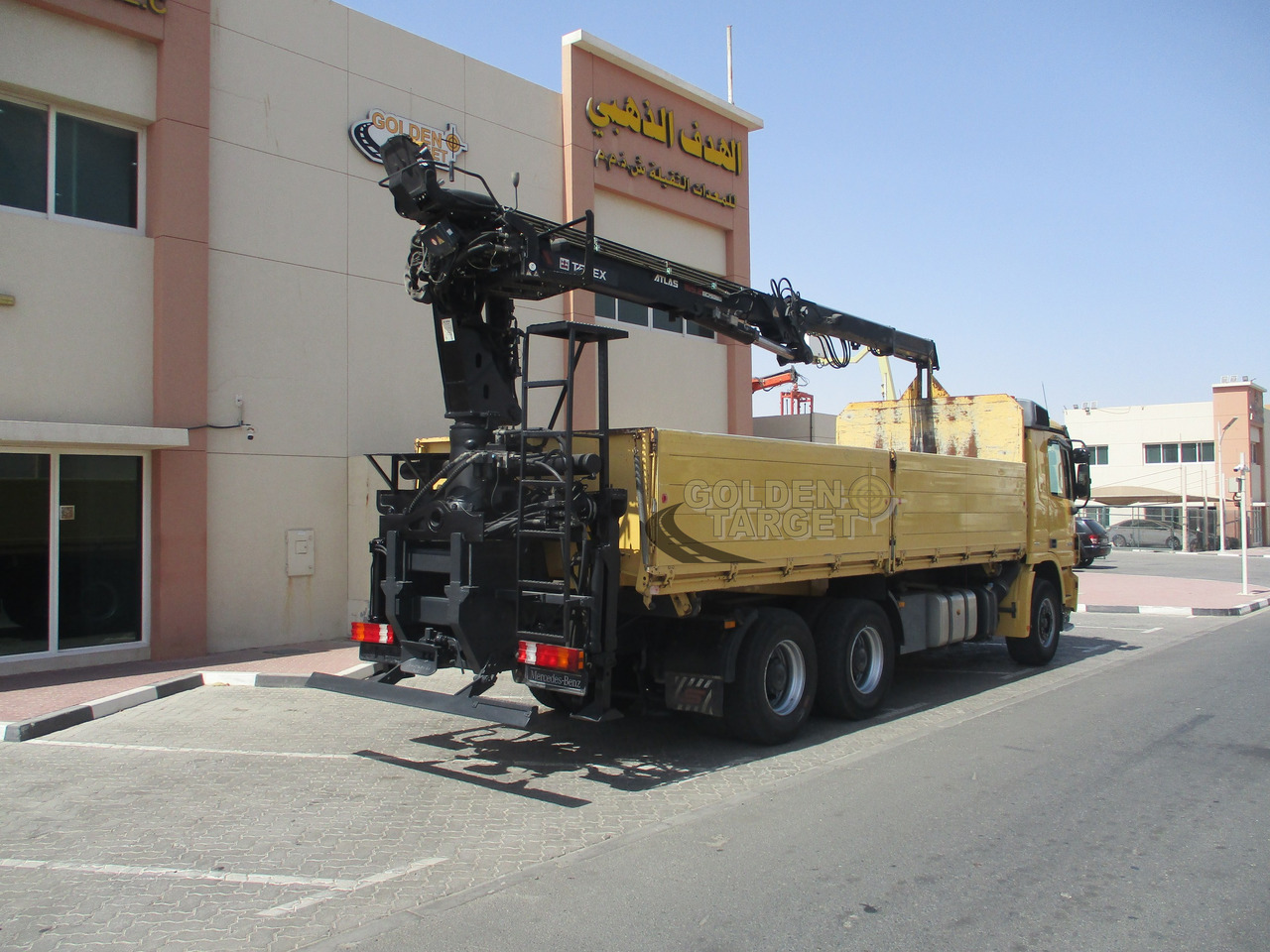 Crane truck MERCEDES-BENZ ACTROS 2644 6×4 with ATLAS 165.2 Block Crane: picture 9