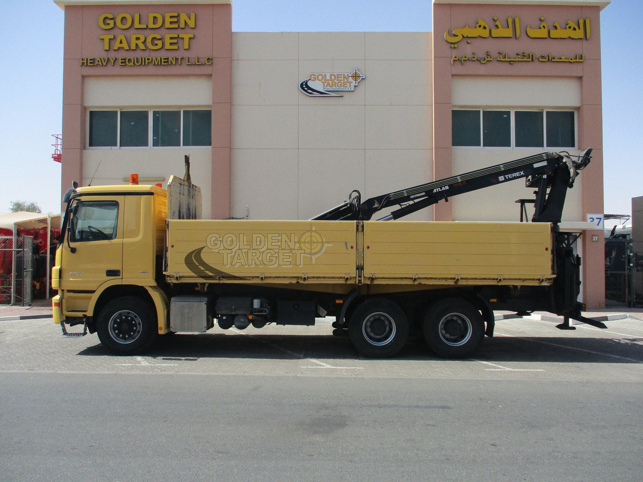 Crane truck MERCEDES-BENZ ACTROS 2644 6×4 with ATLAS 165.2 Block Crane: picture 6