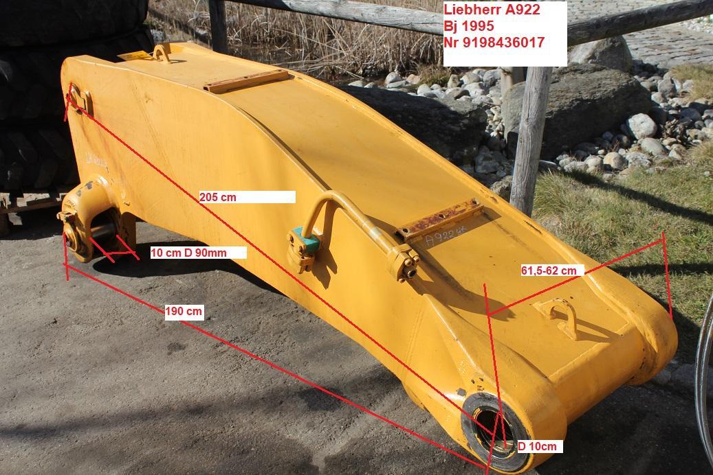 Liebherr A 922 LIT - Boom for Excavator: picture 1 Liebherr A 922 LIT - Boom for Excavator: picture 1