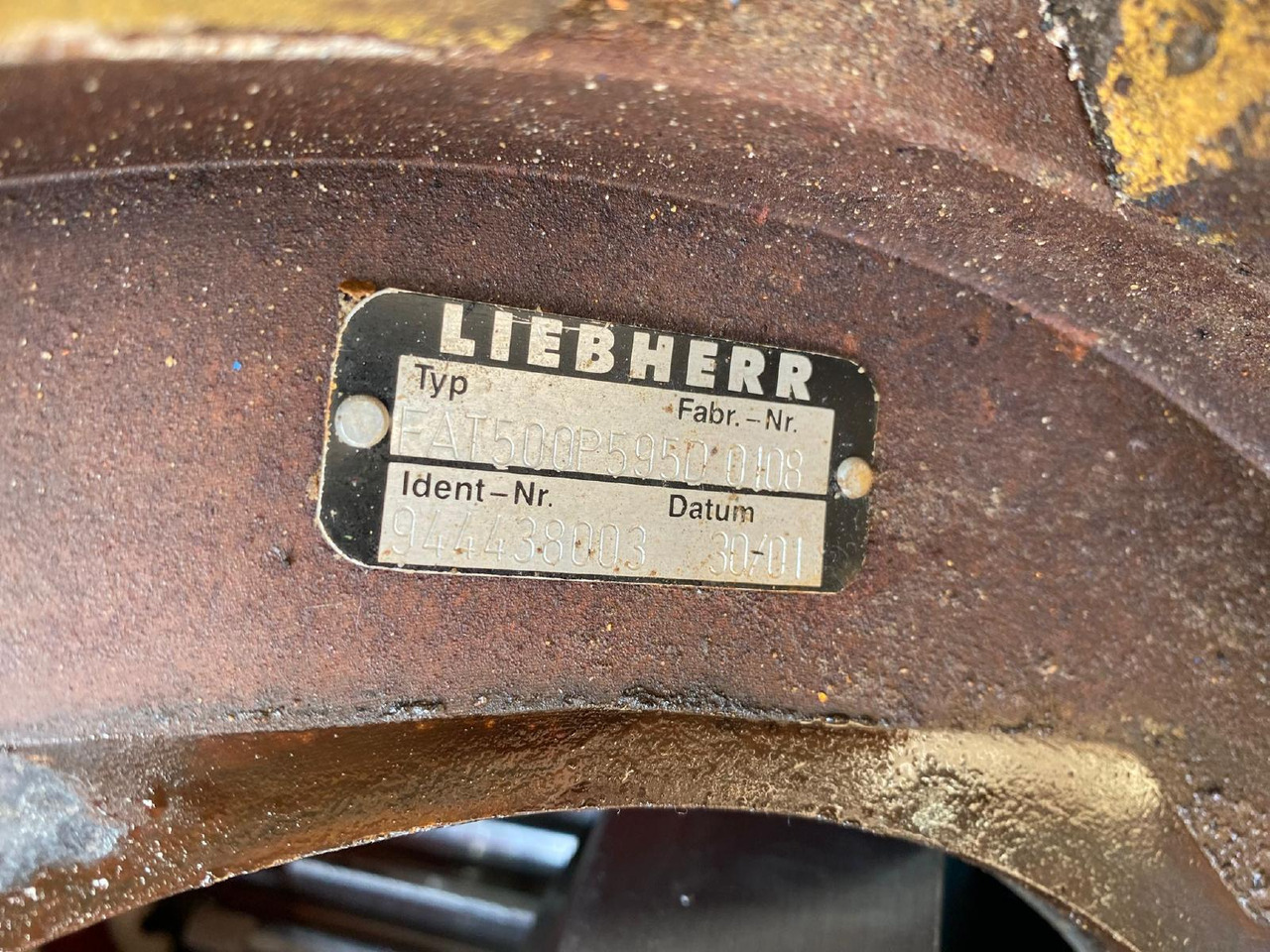 Liebherr FAT 500P595D aus PR 732 - Final drive for Construction machinery: picture 5 Liebherr FAT 500P595D aus PR 732 - Final drive for Construction machinery: picture 5