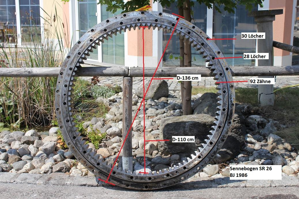 Sennebogen SR 26 - Slewing ring for Construction machinery: picture 1 Sennebogen SR 26 - Slewing ring for Construction machinery: picture 1