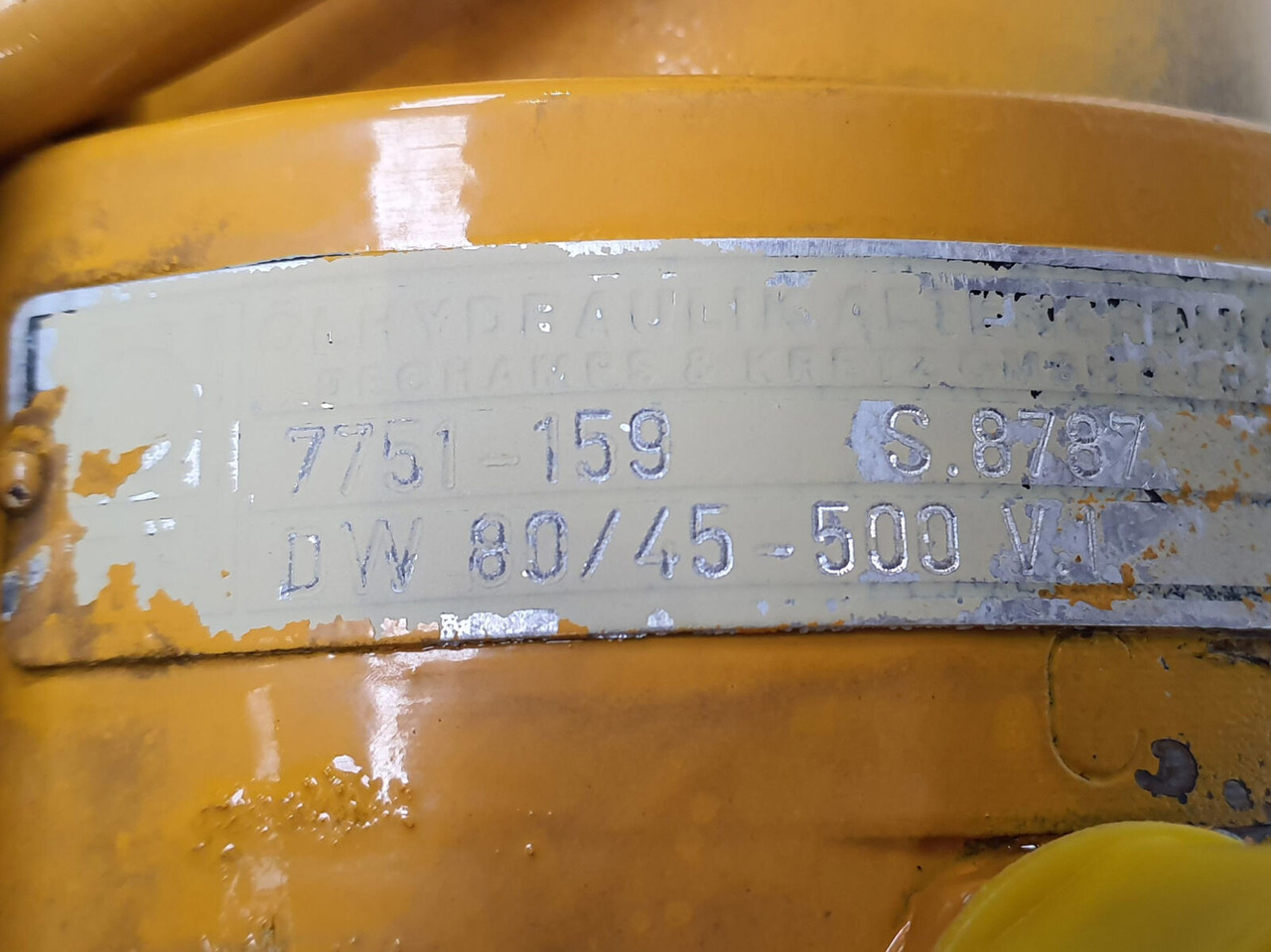 Hydraulic cylinder for Crane FAUN ATF 45-3 counterweight cylinder: picture 6