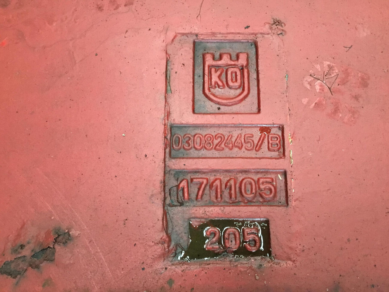 Grove GMK 3055 counterweight 1,0 Ton - Counterweight for Mobile crane: picture 5 Grove GMK 3055 counterweight 1,0 Ton - Counterweight for Mobile crane: picture 5