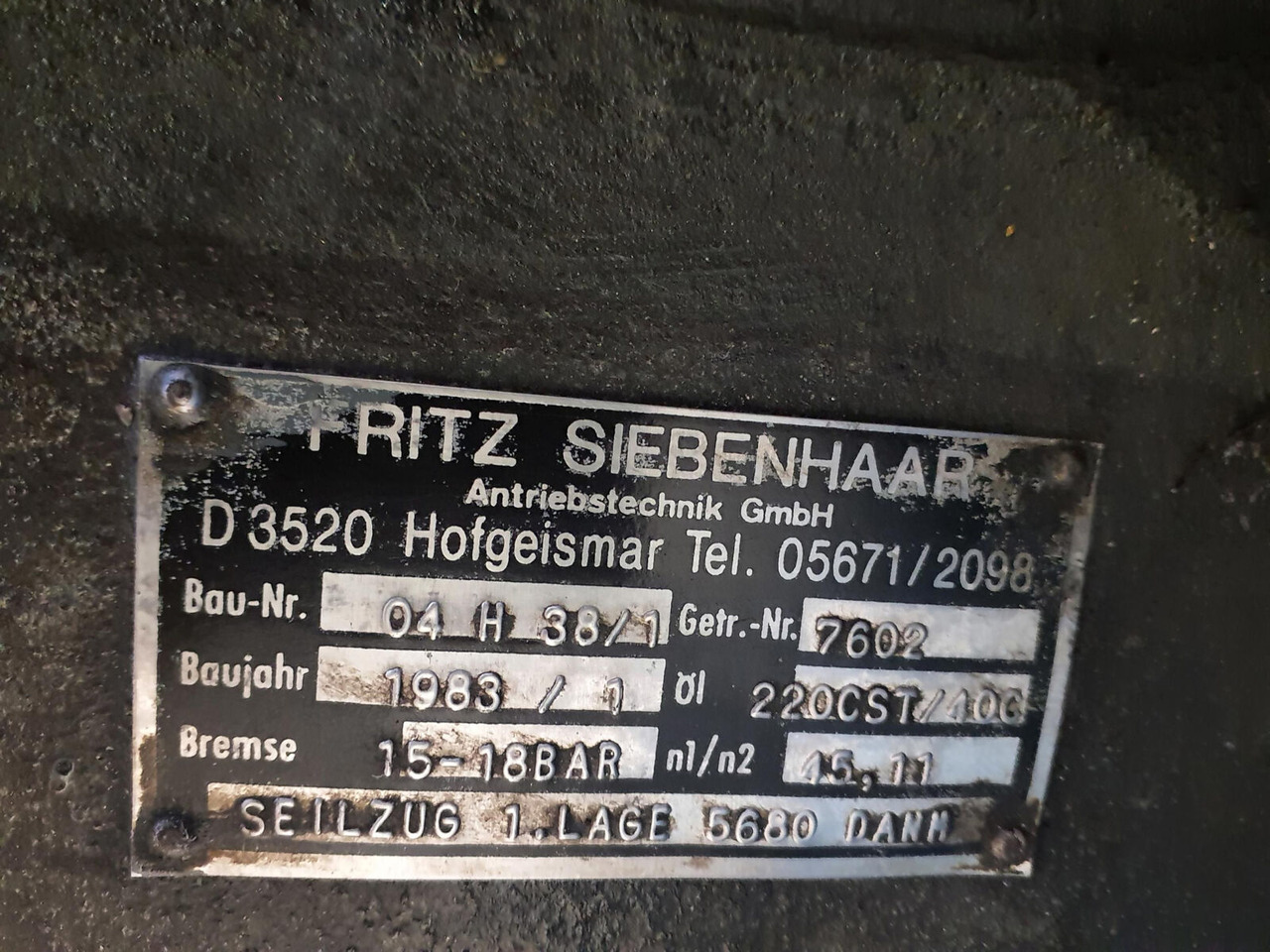 Krupp KMK 4070 winch - Winch for Mobile crane: picture 5 Krupp KMK 4070 winch - Winch for Mobile crane: picture 5