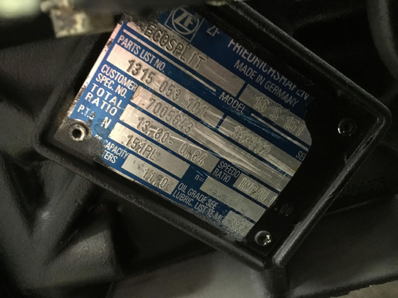 ZF ATF 60-4 gearbox EcoSplit 16-S-151 - Gearbox for Mobile crane: picture 5 ZF ATF 60-4 gearbox EcoSplit 16-S-151 - Gearbox for Mobile crane: picture 5