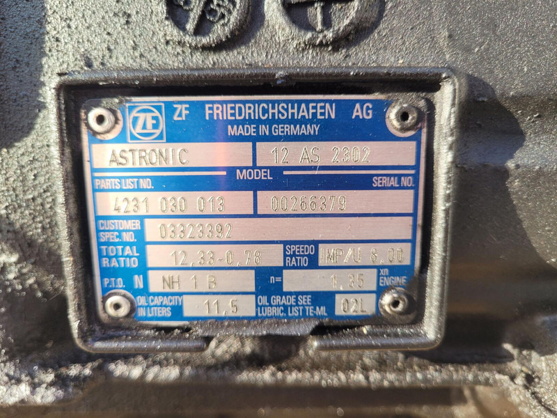 ZF GMK 3055 Gearbox ZF Astronic 12 AS 2302 - Gearbox for Crane: picture 5 ZF GMK 3055 Gearbox ZF Astronic 12 AS 2302 - Gearbox for Crane: picture 5