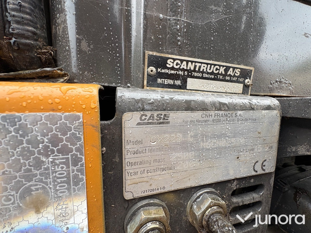 Mini excavator Grävmaskin - Case CX22B: picture 24 Mini excavator Grävmaskin - Case CX22B: picture 24