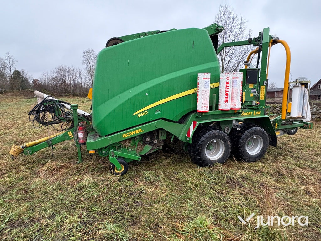 Rundbalspress - Goweil G-990 med inplastare - Round baler, Bale wrapper: picture 2 Rundbalspress - Goweil G-990 med inplastare - Round baler, Bale wrapper: picture 2