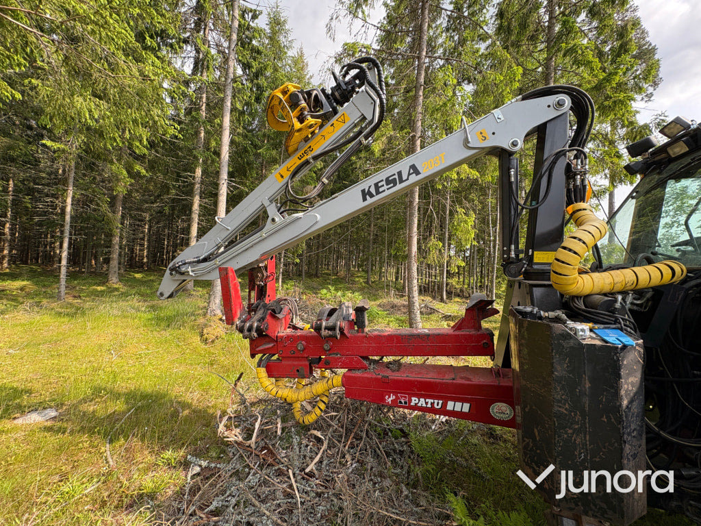 Loader crane Stegmatare med kran och vinsch: picture 1