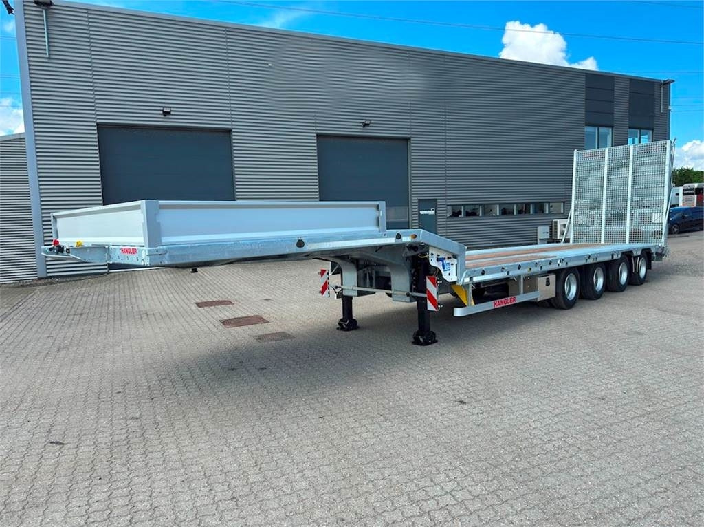 Hangler 4-aks 2-delt heldækkende rampe - Low loader semi-trailer: picture 3 Hangler 4-aks 2-delt heldækkende rampe - Low loader semi-trailer: picture 3