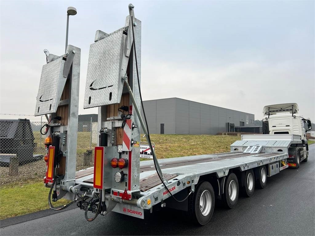 Hangler SVS-H 620 T 4 akslet galvaniseret  - Low loader semi-trailer: picture 1 Hangler SVS-H 620 T 4 akslet galvaniseret  - Low loader semi-trailer: picture 1