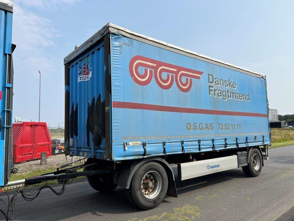 Krone AZP 18 ELN4 7,2 mtr gardinlad - Curtainsider trailer: picture 2 Krone AZP 18 ELN4 7,2 mtr gardinlad - Curtainsider trailer: picture 2