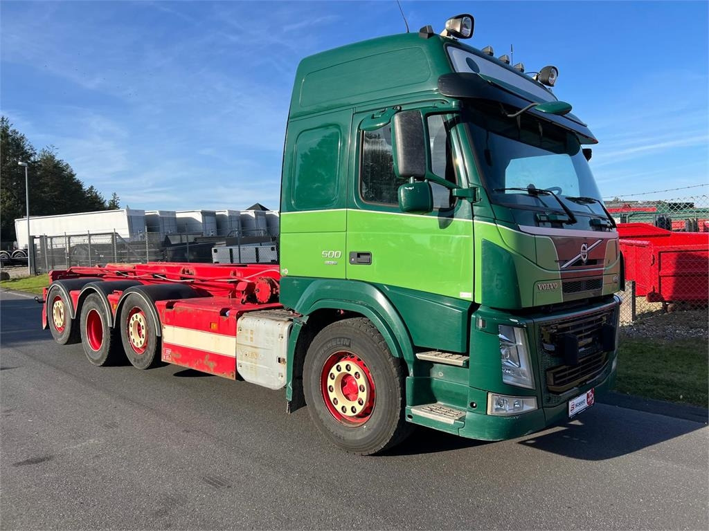 Volvo FM500 8x2*6 rigid pusher-tag tridem - Skip loader truck: picture 1 Volvo FM500 8x2*6 rigid pusher-tag tridem - Skip loader truck: picture 1