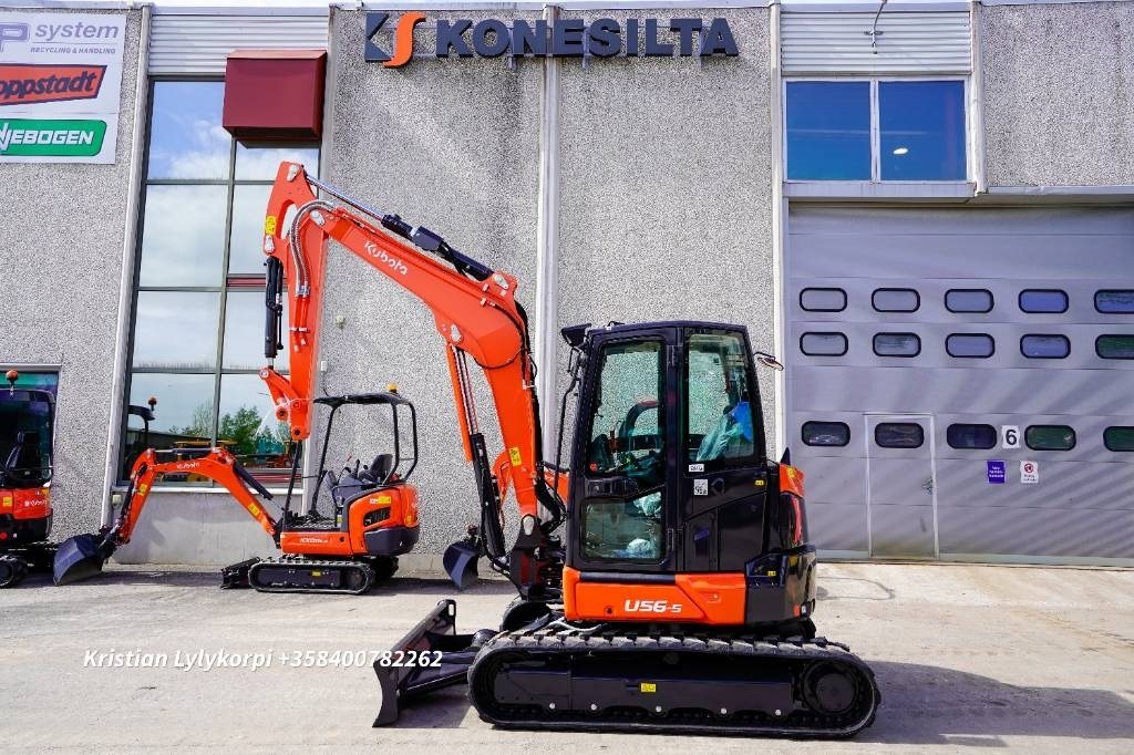 Kubota U56-5 UUSI AJAMATON - Mini excavator: picture 1 Kubota U56-5 UUSI AJAMATON - Mini excavator: picture 1