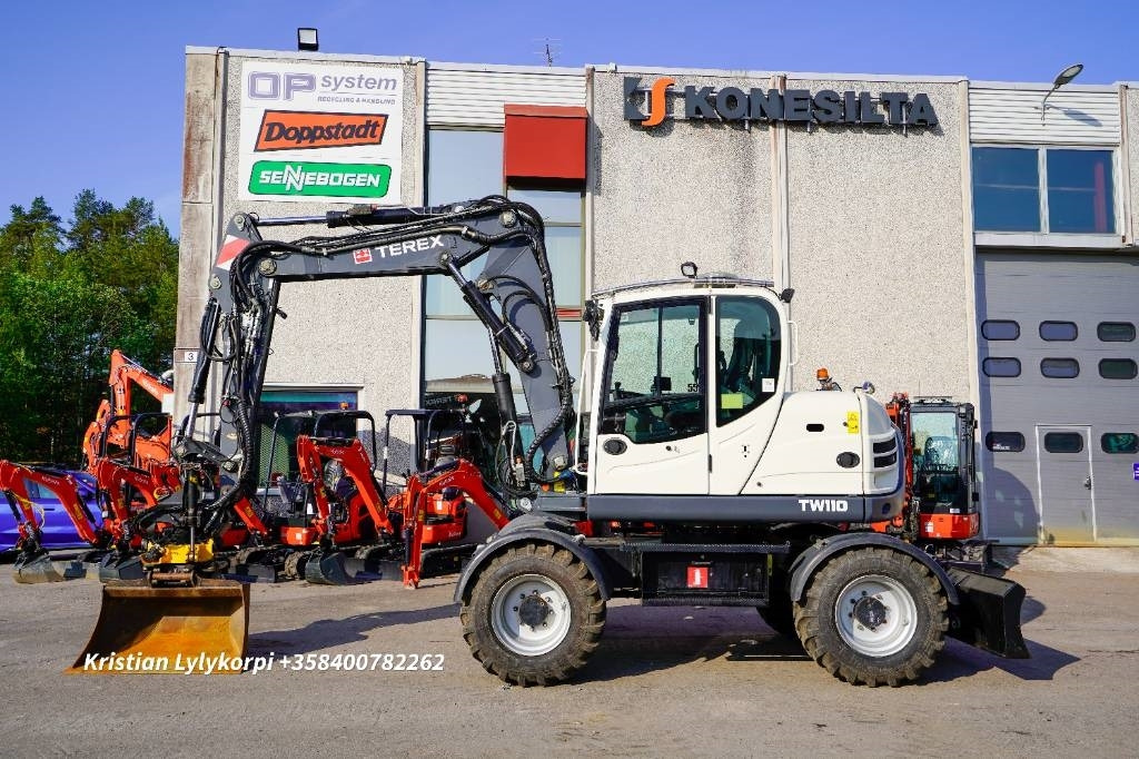 Terex TW110 ENGCON JA KAUHAT - Wheel excavator: picture 1 Terex TW110 ENGCON JA KAUHAT - Wheel excavator: picture 1