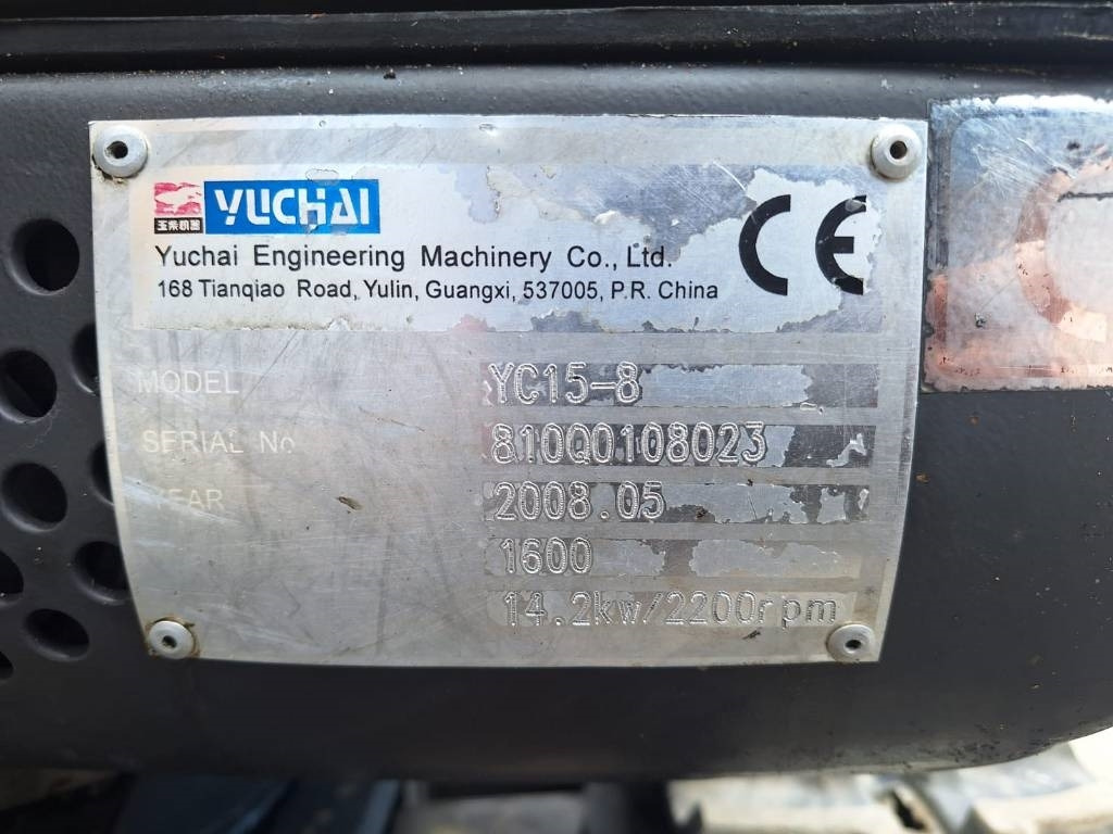 Mini excavator Yuchai YC15-8 PIKALIITIN+KAUHA: picture 10