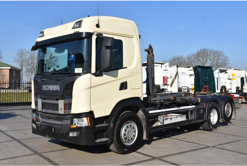 Scania G410 NGS 6x2*4 - HOOKLIFT - 306 TKM - AIRCO - NAVI - WHEELBASE: 455 CM - GOOD CONDITION - - Hook lift truck: picture 2 Scania G410 NGS 6x2*4 - HOOKLIFT - 306 TKM - AIRCO - NAVI - WHEELBASE: 455 CM - GOOD CONDITION - - Hook lift truck: picture 2