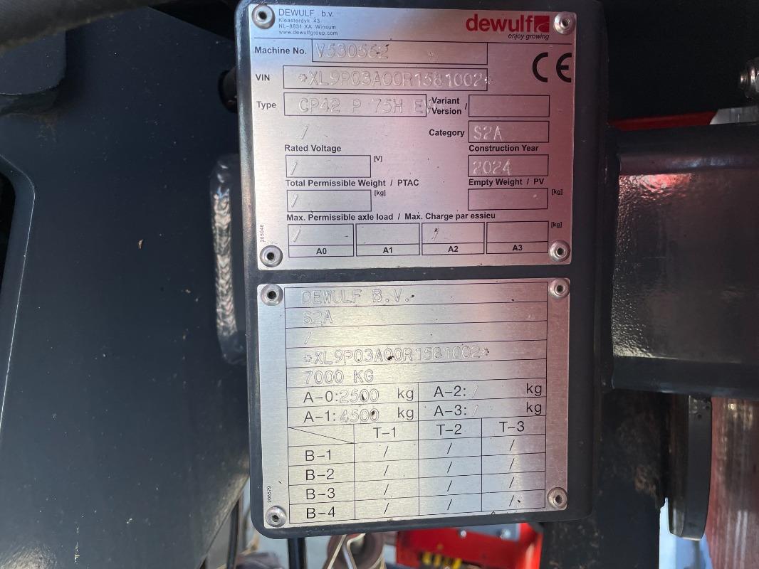 Harvester Dewulf CP 42 Trailed   SC Compact: picture 22