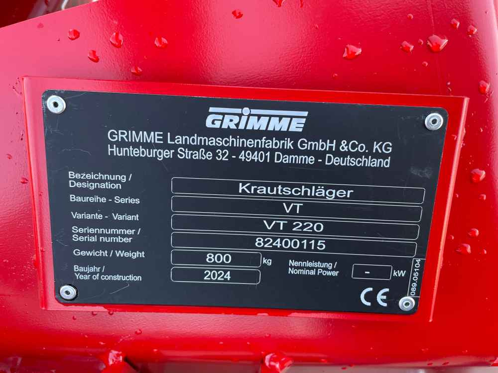 Grimme VT 220F - Grape harvesting machine: picture 2 Grimme VT 220F - Grape harvesting machine: picture 2