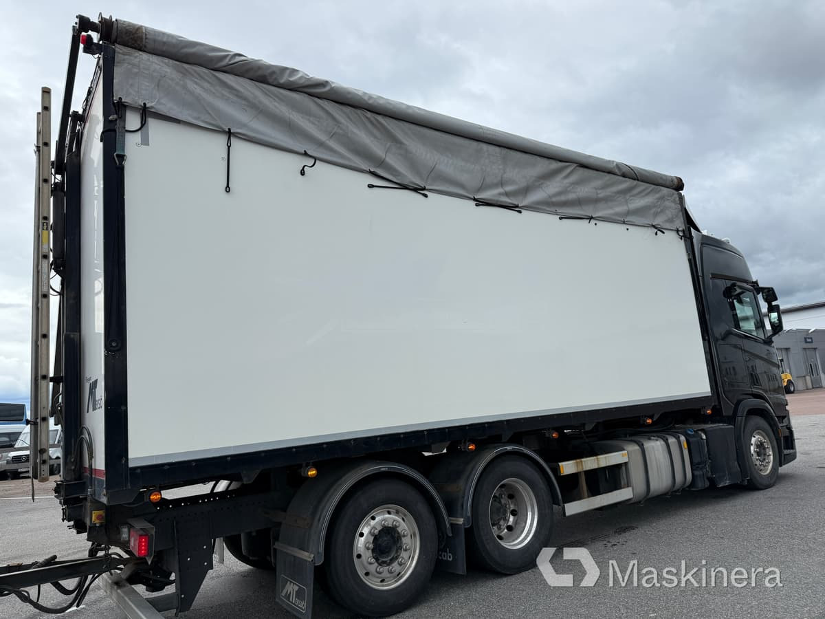 Flisekipage Scania R450 - Eksjövagnen FS 18-20 - Box truck: picture 5 Flisekipage Scania R450 - Eksjövagnen FS 18-20 - Box truck: picture 5