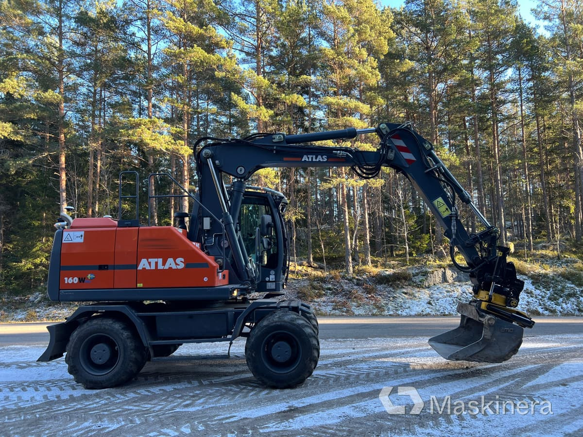 Hjulgrävare Atlas 160 W med grävsystem - Crawler excavator: picture 4 Hjulgrävare Atlas 160 W med grävsystem - Crawler excavator: picture 4