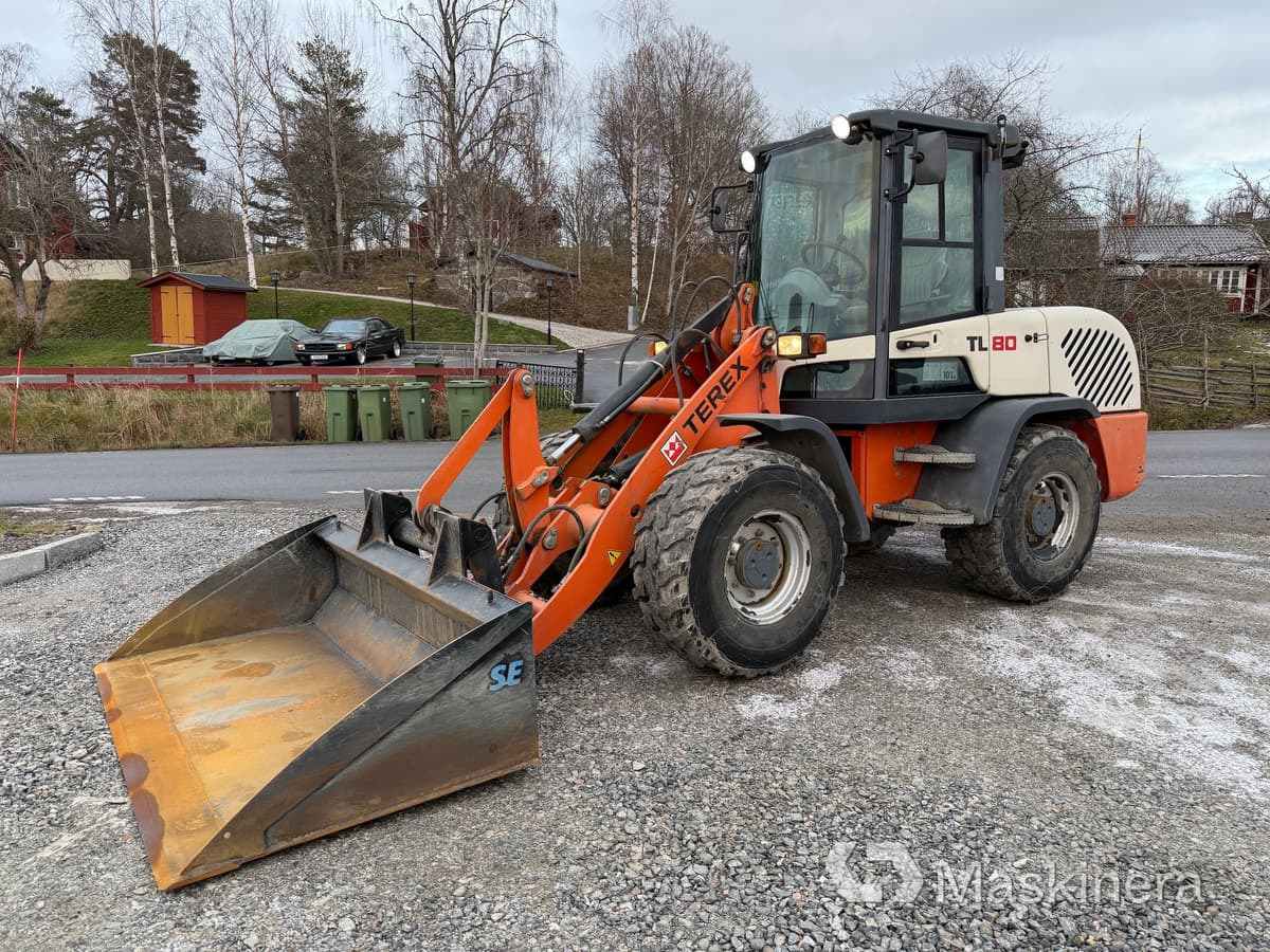 Hjullastare Terex TL80 med tillbehör - Wheel loader: picture 1 Hjullastare Terex TL80 med tillbehör - Wheel loader: picture 1