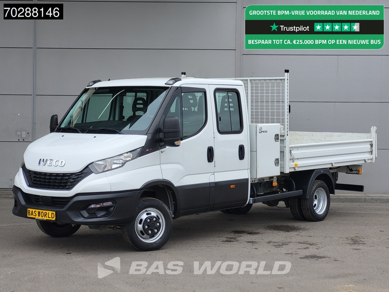 Iveco Daily 35C16 Open Laadbak met Kist Dubbel Cabine Dubbellucht 3,5t Trekhaak Navi Airco Cruise Camera Euro6 Pritsche Pickup Open Box 2m3 - Flatbed van: picture 1 Iveco Daily 35C16 Open Laadbak met Kist Dubbel Cabine Dubbellucht 3,5t Trekhaak Navi Airco Cruise Camera Euro6 Pritsche Pickup Open Box 2m3 - Flatbed van: picture 1