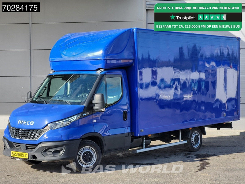 Iveco Daily 35S14 Automaat 488cm lang Bakwagen Achterdeuren Airco Cruise Camera Euro6 Meubelbak Koffer 23m3 Airco Cruise control - Box van: picture 1 Iveco Daily 35S14 Automaat 488cm lang Bakwagen Achterdeuren Airco Cruise Camera Euro6 Meubelbak Koffer 23m3 Airco Cruise control - Box van: picture 1
