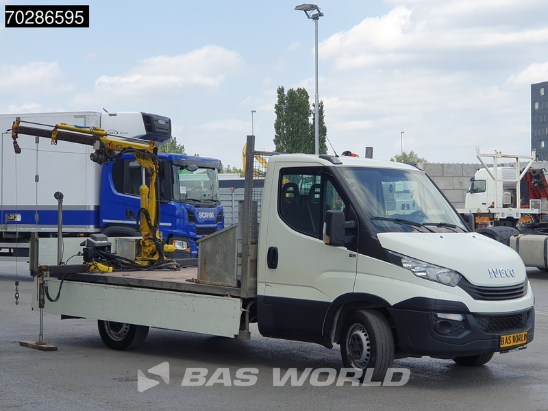 Iveco Daily 35S14 Open Laadbak Kraanwagen Hyva HA15 Euro6 3,5t Trekhaak Crane Kranwagen Pritsche Pickup Open Box Trekhaak - Flatbed van: picture 2 Iveco Daily 35S14 Open Laadbak Kraanwagen Hyva HA15 Euro6 3,5t Trekhaak Crane Kranwagen Pritsche Pickup Open Box Trekhaak - Flatbed van: picture 2