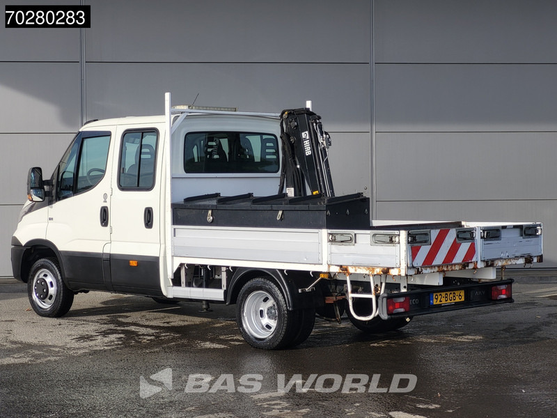 Iveco Daily 50C17 3,0L Automaat HIAB 017T-2 DC Open laadbak Dubbellucht Airco Euro6 Pickup Crane Kraanwagen Pritsche Airco Dubbel cabine - Flatbed van: picture 2 Iveco Daily 50C17 3,0L Automaat HIAB 017T-2 DC Open laadbak Dubbellucht Airco Euro6 Pickup Crane Kraanwagen Pritsche Airco Dubbel cabine - Flatbed van: picture 2