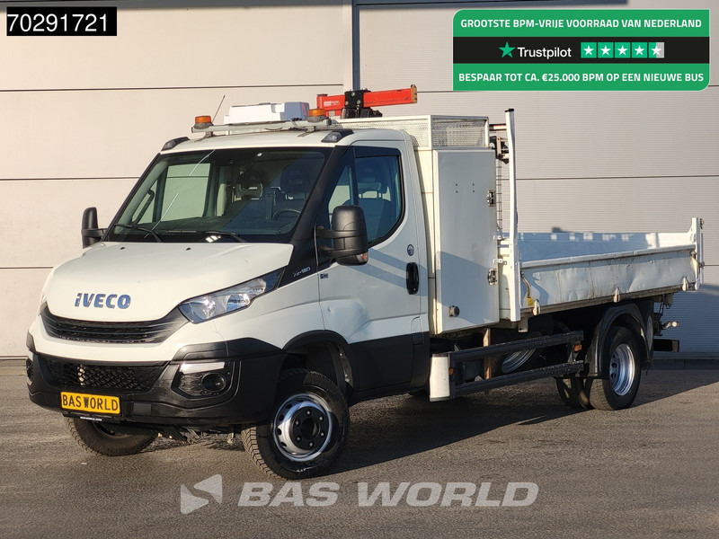 Iveco Daily 70C18 3.0L Open Laadbak 500KG Kraan Kraanwagen Open Laadbak 3,5t Trekhaak Airco Cruise Euro6 Kraan Crane Kranwagen Pritsche Pick - Flatbed van: picture 1 Iveco Daily 70C18 3.0L Open Laadbak 500KG Kraan Kraanwagen Open Laadbak 3,5t Trekhaak Airco Cruise Euro6 Kraan Crane Kranwagen Pritsche Pick - Flatbed van: picture 1