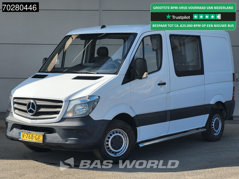 Small van Mercedes-Benz Sprinter 211 CDI Automaat Dubbel Cabine Trekhaak Navi Euro6 DC Doka Mixto 5m3 Dubbel cabine Trekhaak: picture 1