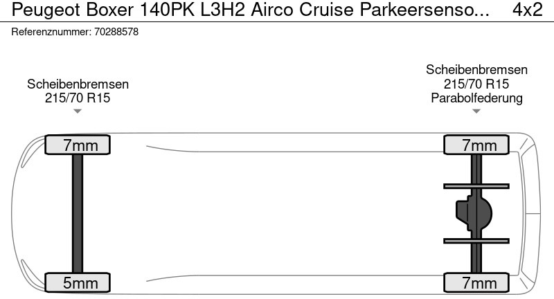 Peugeot Boxer 140pk L3H2 Airco Cruise Parkeersensoren Euro6 L3 13m3 Airco Cruise control on lease Peugeot Boxer 140pk L3H2 Airco Cruise Parkeersensoren Euro6 L3 13m3 Airco Cruise control: picture 18