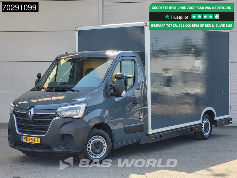 Renault Master 150PK Bakwagen Airco Cruise Luchtvering Meubelbak Plancher Verkoopwagen Foodtruck Paardenwagen 18m3 Airco Cruise control - Box van: picture 1 Renault Master 150PK Bakwagen Airco Cruise Luchtvering Meubelbak Plancher Verkoopwagen Foodtruck Paardenwagen 18m3 Airco Cruise control - Box van: picture 1