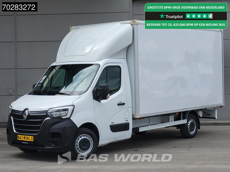 Renault Master Z.E. 77PK Elektrisch 52kWh WLTP 130km Bakwagen LED Navi Airco Euro6 Meubelbak Koffer 21m3 Airco - Box van, Electric van: picture 1 Renault Master Z.E. 77PK Elektrisch 52kWh WLTP 130km Bakwagen LED Navi Airco Euro6 Meubelbak Koffer 21m3 Airco - Box van, Electric van: picture 1