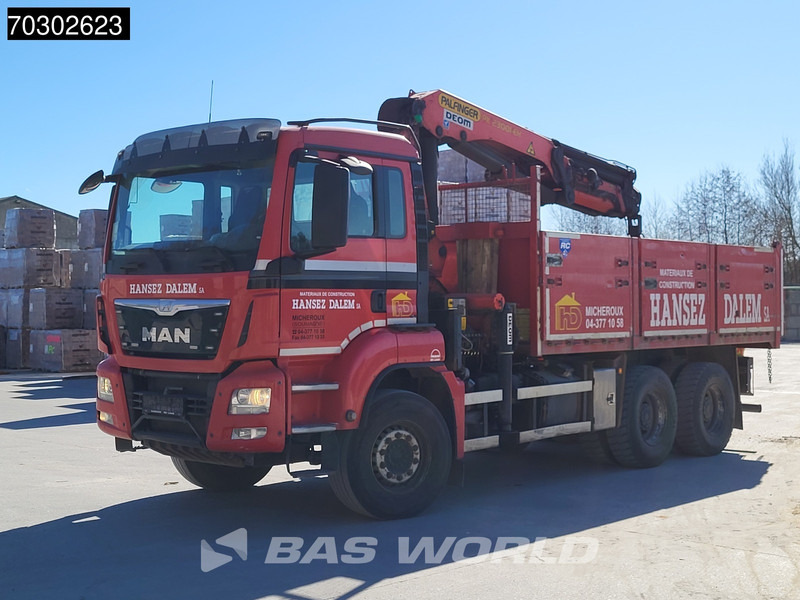 Tipper, Crane truck MAN TGS 33.440 6X4 Palfinger PK23001-EH Kran Crane Big-Axle 13m3 tipper Euro 6: picture 18