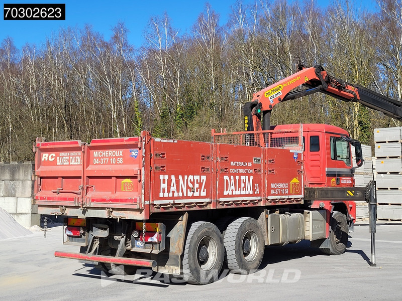 Tipper, Crane truck MAN TGS 33.440 6X4 Palfinger PK23001-EH Kran Crane Big-Axle 13m3 tipper Euro 6: picture 16