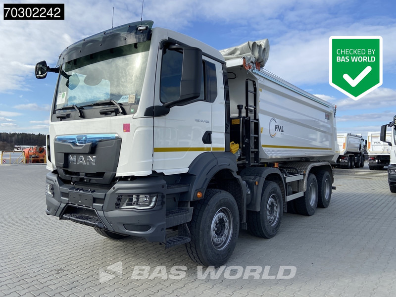 MAN TGS 41.400 8X4 20m3 KH Kipper Tarpaulin Automatic Big-Axle EURO 2 - Tipper: picture 1 MAN TGS 41.400 8X4 20m3 KH Kipper Tarpaulin Automatic Big-Axle EURO 2 - Tipper: picture 1