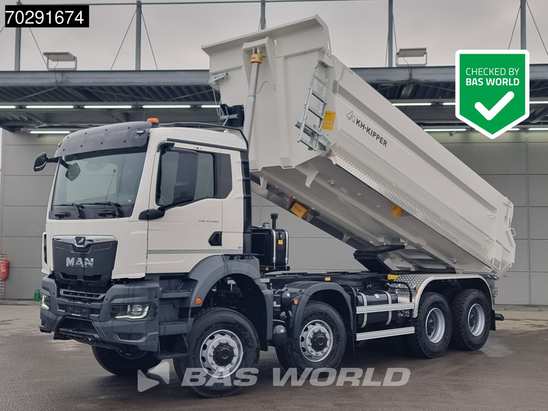 MAN TGS 41.480 8X8 8x8 20m3 KH Kipper tarpaulin Manual Big-axle Steel suspension Euro 6 - Tipper: picture 1 MAN TGS 41.480 8X8 8x8 20m3 KH Kipper tarpaulin Manual Big-axle Steel suspension Euro 6 - Tipper: picture 1