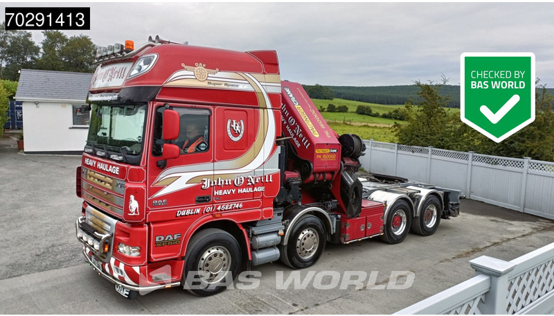 DAF XF105.510 XF 8X4 Palfinger PK150.002 Kran Crane Winch Fifth Wheel Big-Axle Euro 5 - Tractor unit: picture 1 DAF XF105.510 XF 8X4 Palfinger PK150.002 Kran Crane Winch Fifth Wheel Big-Axle Euro 5 - Tractor unit: picture 1