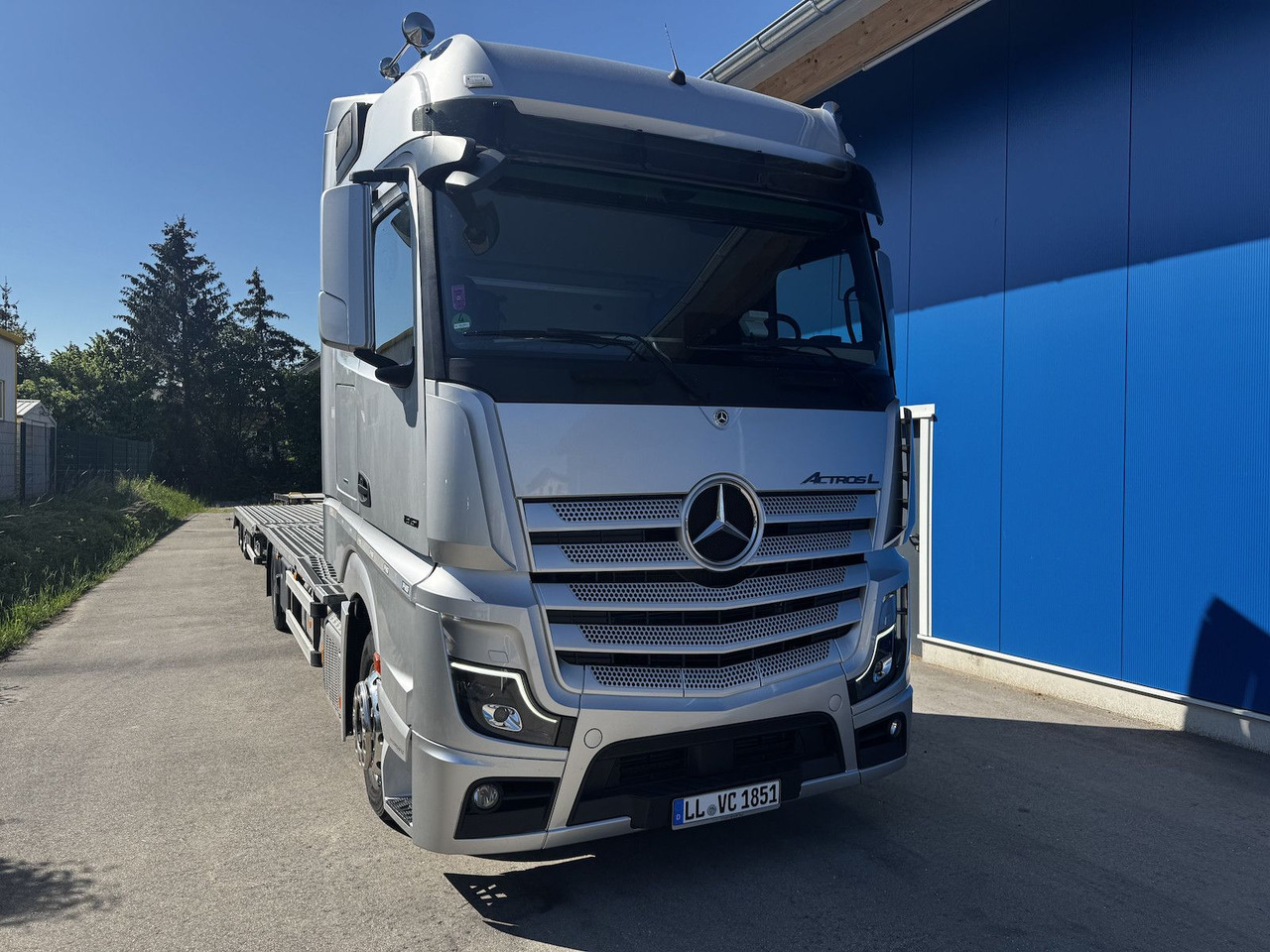 Mercedes-Benz Actros L 1851 FVG Autotransporter + Hänger - Autotransporter truck: picture 4 Mercedes-Benz Actros L 1851 FVG Autotransporter + Hänger - Autotransporter truck: picture 4