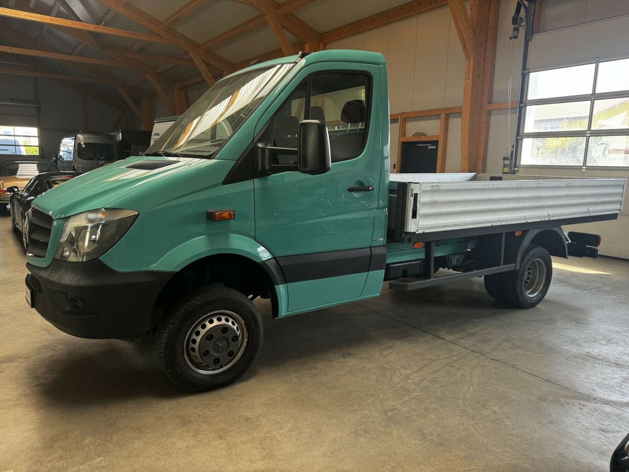 Mercedes-Benz Sprinter 513 CDI 4x4 Allrad Pritsche AHK 3.5t - Flatbed van: picture 2 Mercedes-Benz Sprinter 513 CDI 4x4 Allrad Pritsche AHK 3.5t - Flatbed van: picture 2