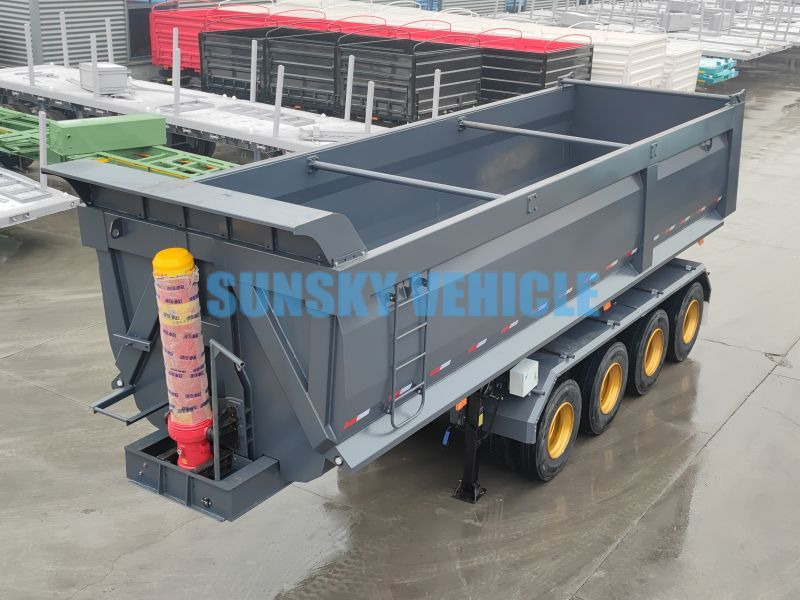 SUNSKY 4-Axle Dump Semi-trailer - Tipper semi-trailer: picture 3 SUNSKY 4-Axle Dump Semi-trailer - Tipper semi-trailer: picture 3