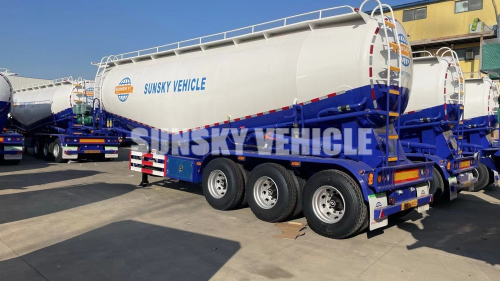 SUNSKY bulk cement trailer - Tank semi-trailer: picture 2 SUNSKY bulk cement trailer - Tank semi-trailer: picture 2