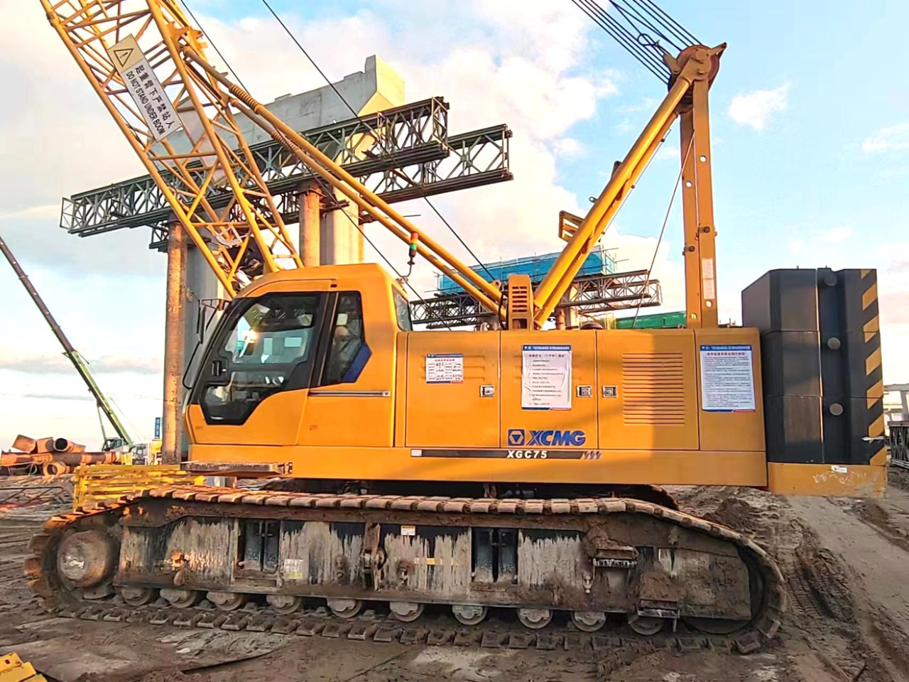 XCMG Official 75 Ton Mechanical Crawler Crane XGC75 Used Hydraulic Mobile Crane Hot Sale - Crawler crane: picture 3 XCMG Official 75 Ton Mechanical Crawler Crane XGC75 Used Hydraulic Mobile Crane Hot Sale - Crawler crane: picture 3