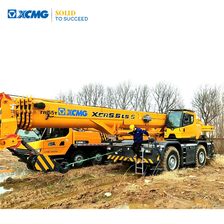 XCMG Popular Used Rough Terrain Crane XCR55L5_S 55T Hydrauli Crane Low Price - Rough terrain crane: picture 1 XCMG Popular Used Rough Terrain Crane XCR55L5_S 55T Hydrauli Crane Low Price - Rough terrain crane: picture 1