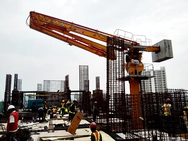 XCMG Schwing Concrete Distributor HGP32 High Efficiency 22kw 32m Hydraulic Spider Concrete Placing Boom Made in China - Stationary concrete pump: picture 5 XCMG Schwing Concrete Distributor HGP32 High Efficiency 22kw 32m Hydraulic Spider Concrete Placing Boom Made in China - Stationary concrete pump: picture 5