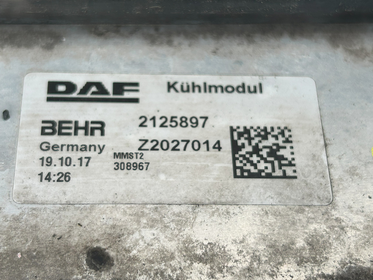 Radiator for Truck DAF XF 106 480 COOLER SET: picture 10 Radiator for Truck DAF XF 106 480 COOLER SET: picture 10