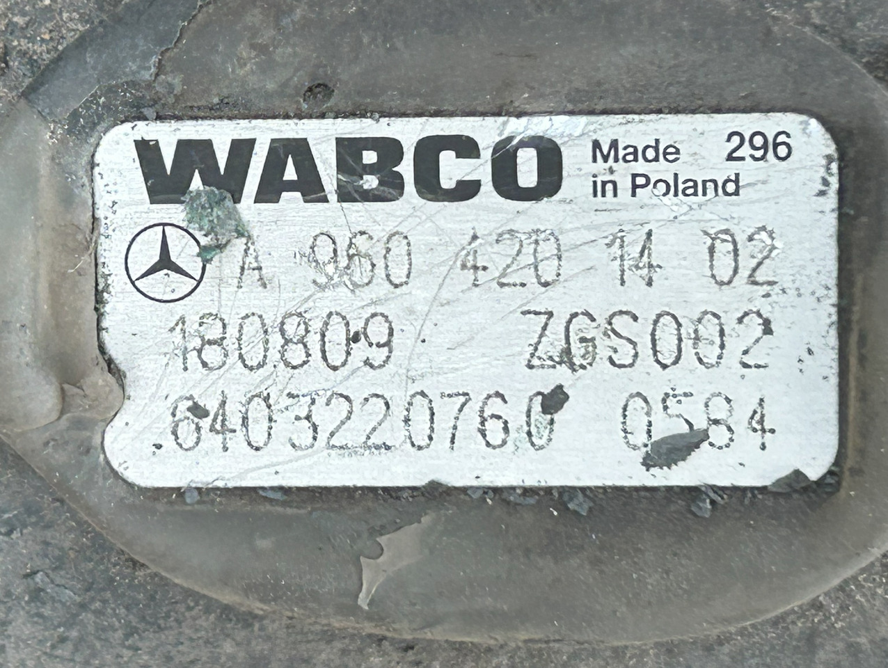 WABCO BRAKE CALIPER REAR RIGHT MERCEDES ACTROS MP4 - Brake caliper: picture 3 WABCO BRAKE CALIPER REAR RIGHT MERCEDES ACTROS MP4 - Brake caliper: picture 3
