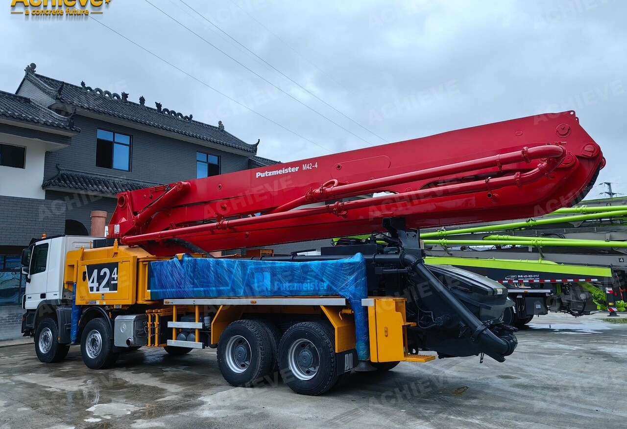 PUTZMEISTER Mercedes-Benz Actros 4141 concrete pumpM42-4R 170 m³【ACHIEVE】TOP CONDITION!!! - Concrete pump truck: picture 3 PUTZMEISTER Mercedes-Benz Actros 4141 concrete pumpM42-4R 170 m³【ACHIEVE】TOP CONDITION!!! - Concrete pump truck: picture 3